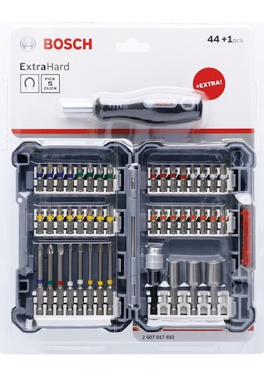 Bosch Profesyonel Vidalama Ucu Seti 44+1 Parça - 2607017692