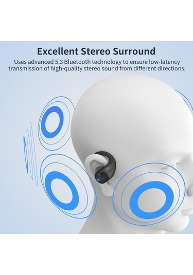 Lemestar Bluetooth 5.3 Kulaküstü Kulaklık Spor İçin, 36 Saat Pil Süresi, Ip54 Su Geçirmez, Akıllı Sayım, Hafif Tasarım, Dışarıdaki Sesleri Dinle