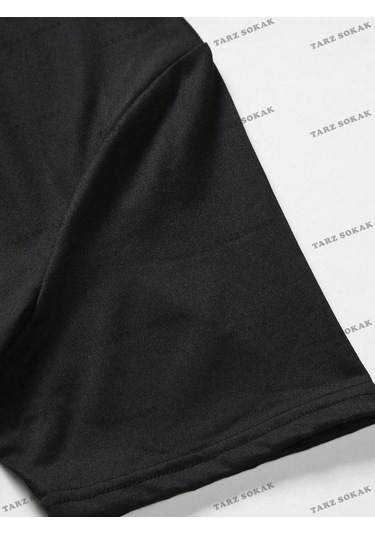 Tarzsokak Alt/üst T-shirt Ve Şort Takımı Kod Alt158 Siyah