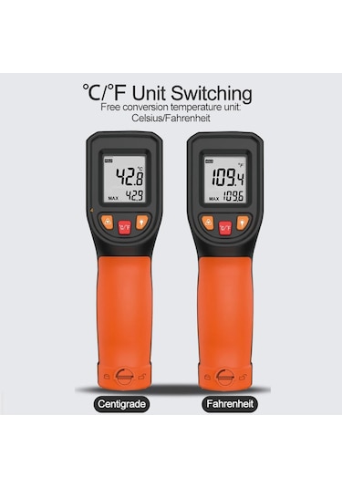 Fırın Mutfak Endüstrisi İçin Njty Dijital Ekran Yüksek Hassasiyetli Kızılötesi Termometre, Spec: T400