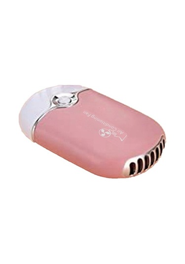Mini Usb Fan Dahili Lityum Pil Şartlandırma Şarj Edilebilir Jgffhc Pembe