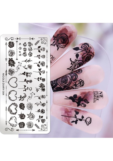 Nicole Diary Metal Stampa Tabakası 304 58068