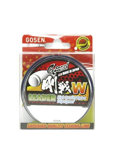 Gosen W Leader Nylon Copolymer Misina 50mt 0.37 mm