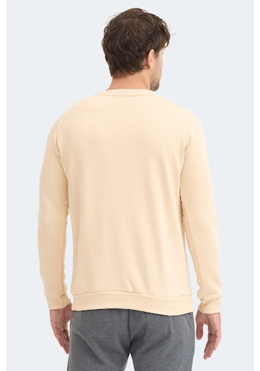 Slazenger Nadav Erkek Bej Sweatshırt Bej