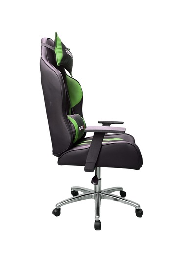 Oyuncu Koltuğu Basic Krom Ayak Yeşil Renk