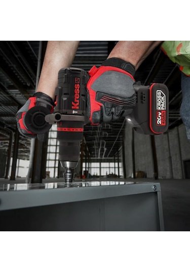 Kress KUC33.91 20V 95NM Profesyonel Şarjlı Darbeli Matkap