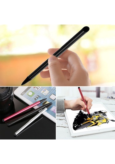 Cbtx Pürüzsüz Yazma Fonksiyonlu Dokunmatik Ekran Stylus Kalem 2 Adet Gümüş