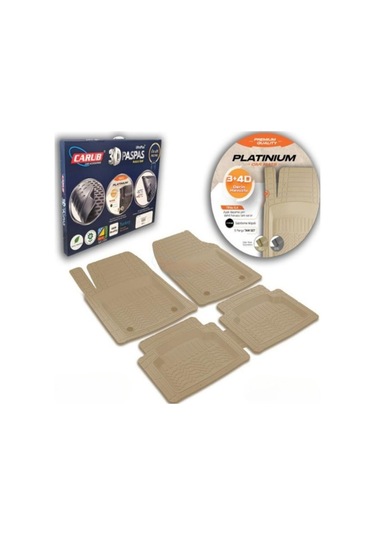 Leader Proton Paspas 3+4d Platinyum Havuzlu 5 Parça Bej Kutulu