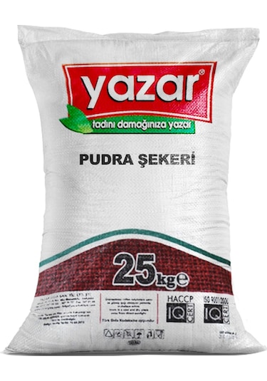 Yazar Pudra Şekeri 25 KG