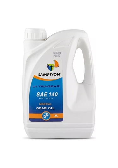 Şampiyon Ultragear 140 Düz Dişli Yağı 3 L