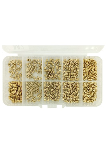 Yate10 500 Adet M2 Laptop Dişi Pirinç Somun Seti Kutulu