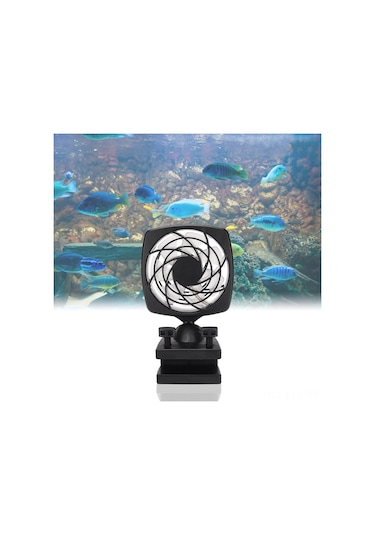 Xindoker Akvaryum Soğutma Fanı - Su Sıcaklığını 4 C'ye Kadar Düşürür, 15mm Cam Kalınlığına Uygun