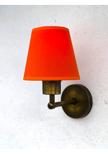 Shimmer Duvar Apliği Eskitme Gold Turuncu Başlıklı Turuncu