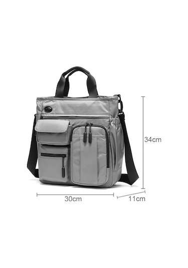 Sones Hafif Rahat Çok Bölmeli Dizüstü Bilgisayar Çantası Büyük Kapasiteli Messenger Çanta