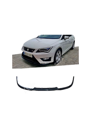 SEAT LEON MK3 UYUMLU CUPRA ÖN LİP MAT SİYAH (3 PARÇA)
