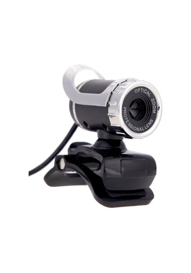 Teltree Masaüstü Ve Dizüstü Bilgisayarlar İçin Usb Kameralı, Yüksek Kaliteli Görüntü, Dahili Mikrofon, Manuel Odak Ayarı, Plug And Play, Gümüş Rengi