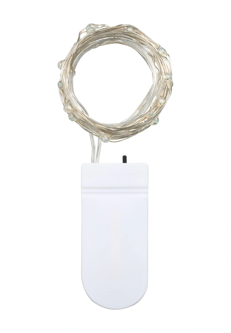 Skycity 2 Metre Sarı Işık 20 Led Kuprum Tel Işık Zinciri, Taşınabilir, Ip65 Su Geçirmez, Pil Yok Sadece Işık Zinciri Sarı