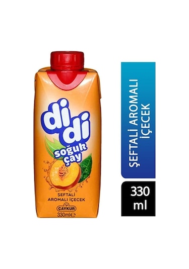Çaykur Didi Şeftali Aromalı Soğuk Çay Kutu 330 Ml X 12 Adet