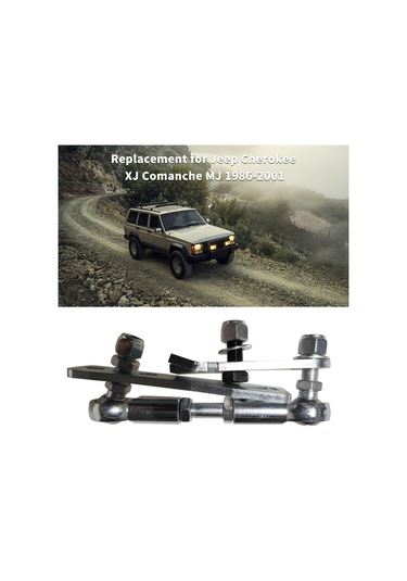 Neevoyu Jeep Cherokee Xj Comanche Mj 1986-2001 İçin Paslanmaz Çelik Transfer Kutu Bağlantı Seti - Gümüş Renk