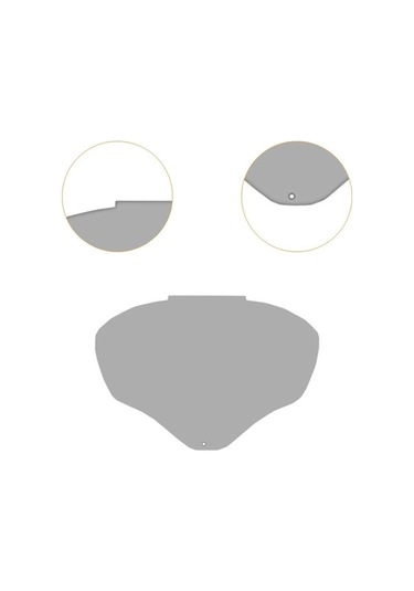 Trendooze Yüz Yedek Vizör Taşlama Siperi Lens Koruyucu Kesme İçin Gri Bahçecilik Mv