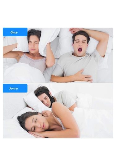 Surat Toparlayıcı Horlama Engelleyici Çene Kemeri Aparatı