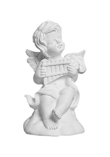 Lijinxu Küçük Melek Heykeli Reçine 3.5x3.5x6.5cm-flüt