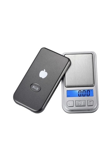 Diamond Dijital Göstergeli Mini Elma Hassas Cep Terazisi Mp-3 200 Gr-0.01 Renkli