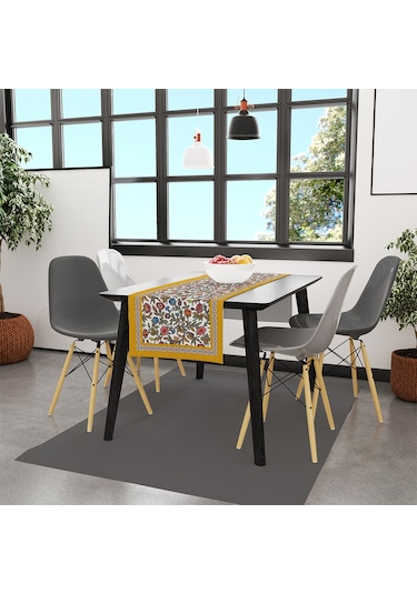 Adawall Colorful Flowers Runner