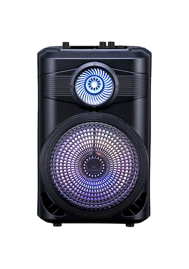 Teknodur Gd-904 Dijital Led Göstergeli Fm Radyolu Mikrofonlu Rgb Tws 8 İnç Stereo Bas