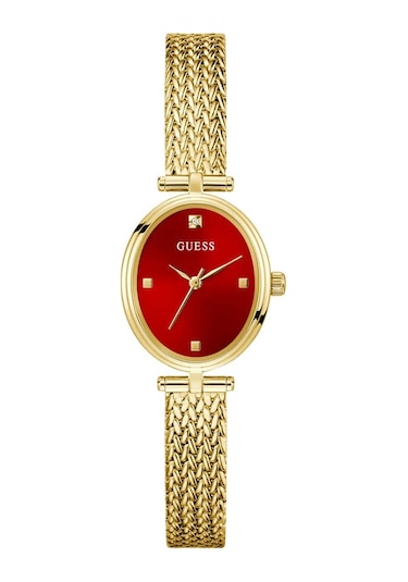 Guess Gugw0935l4 Pırlantalı Kadın Kol Saati Altın