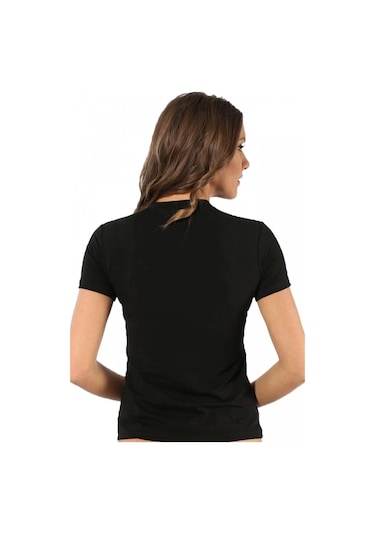 Moda Çizgi Kadın Kısa Kol Body 232
