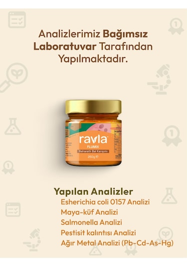Ravla Flumix Baharatlı Bal Karışımı - 250g