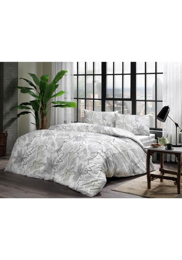 Taç Nevresim Takımı Jamie Gri Tek Kişilik