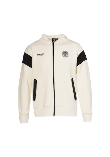 Hummel Glex Fermuarlı Hoodıe 922399-9157 Ekru