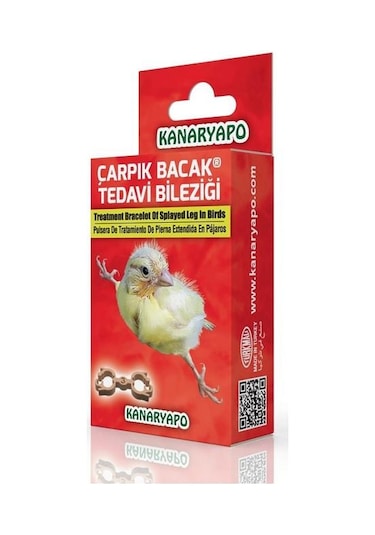 Kanaryapoo Kanarya Çarpık Bacak Bileziği 10'lu Paket