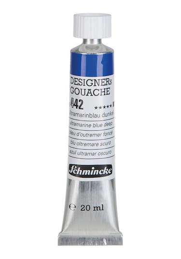 Schmincke Hks Designers' Gouache Tüp Guaj Boya 20 ML 314 Scarlet Red