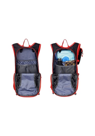 Didadodo 18l Su Geçirmez Nefes Alabilir Bisiklet Sırt Çantası - Hafif Ve Dayanıklı Outdoor Spor Çantası Siyah Siyah