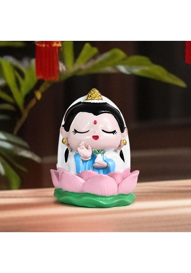 Suntek Çin Figürleri Heykel Dekorasyonu Taşınabilir Guanyin
