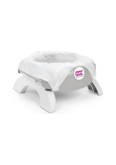 Okbaby Roady Katlanabilir Oturak & Klozet Adaptörü / A.gri