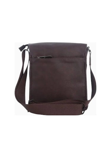 Discovery Heritage Kapaklı Unisex Omuz Çantası Kahverengi 1