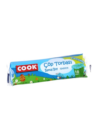 Cook Eko Çöp Poşeti Battal Boy 10'lu