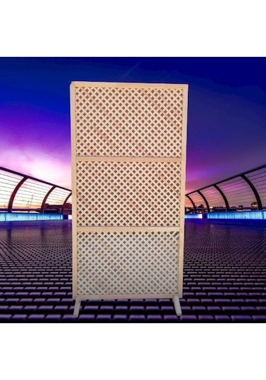 ahşap paravan seperatör 100*190