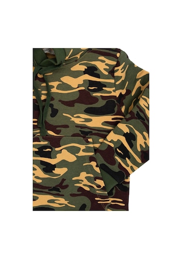 Erkek Çocuk Kamuflaj Desenli Eşofman Takımı Çok Renkli