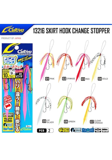 Cultiva 13216 Skirt Hook Seven Slide