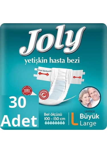 Joly Esnek Belbantlı Hasta Bezi L 30'Lu