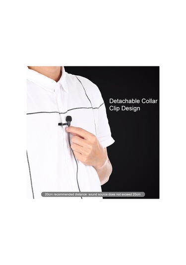 Mufunye Taşınabilir M1 Port Klipsli Mikrofon 6m Kablo Uzunluğu Mini Boyut Cep Telefonu Karaoke Kayıt Mikrofonu