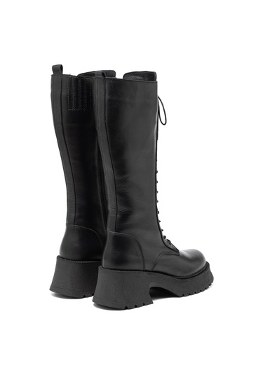 Çizme Kadın Rc-25k-001-r33606 John May Siyah-26 Siyah