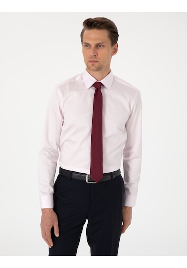 Pierre Cardin Erkek Açık Pembe Gömlek Basic 50305127-vr078 Açık Pembe