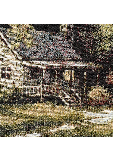 Manzara Serisi-13 Dokuma Goblen Kumaş-Doğa Manzarası1