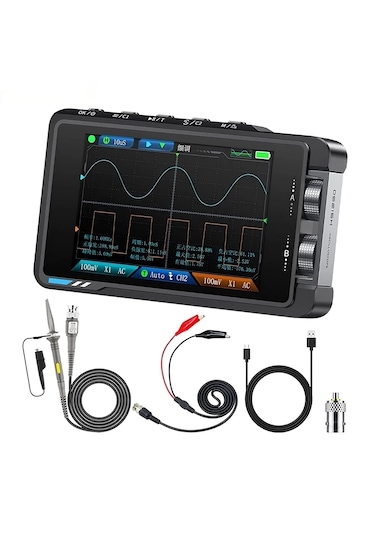 Fnırsı Ds215h 2 Si 1 Arada 50mhz Çift Kanal Dijital Osiloskop Ve Dds Sinyal Jeneratörü